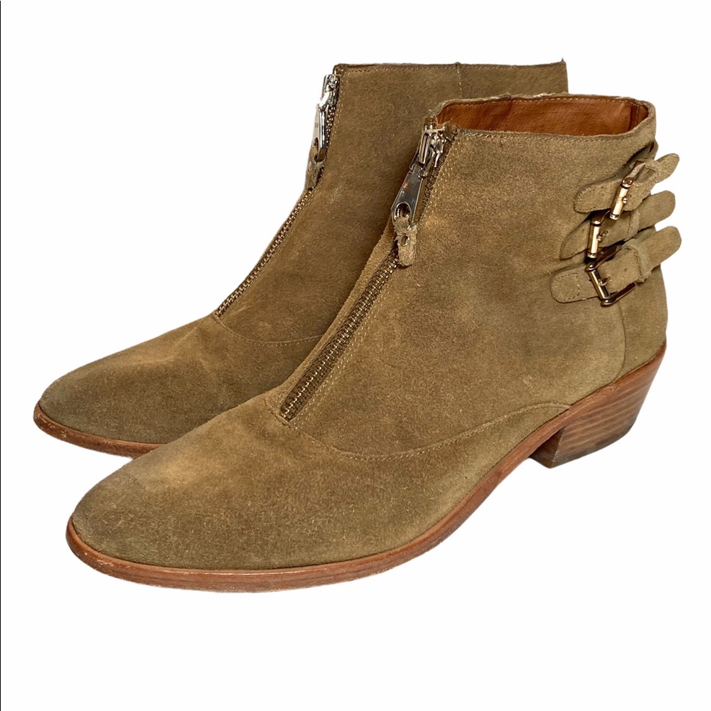 Rebecca Minkoff Brown Leather Booties Ankle Boots